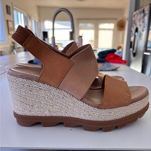 Sorel Women’s Wedge Sandals Joanie Slingback 8.5